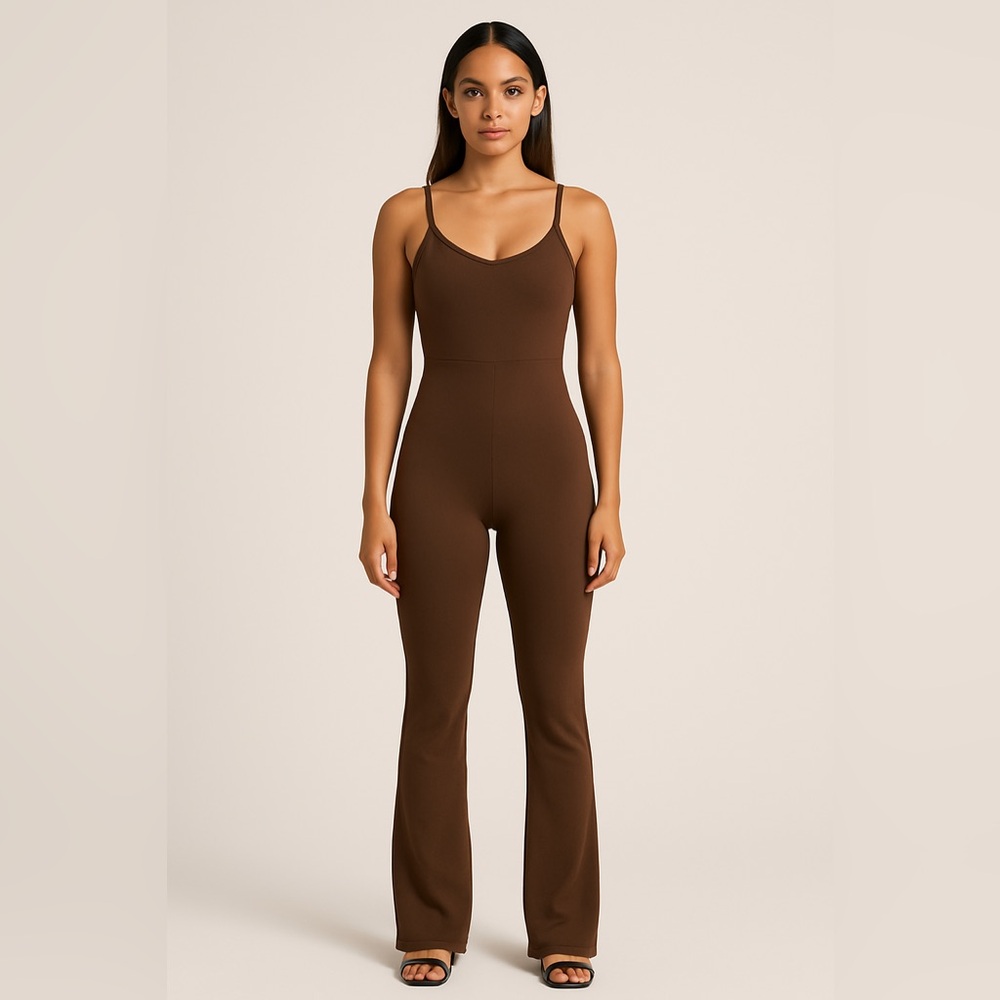 Athletic Fit Flare Jumpsuit – NEW With Tags